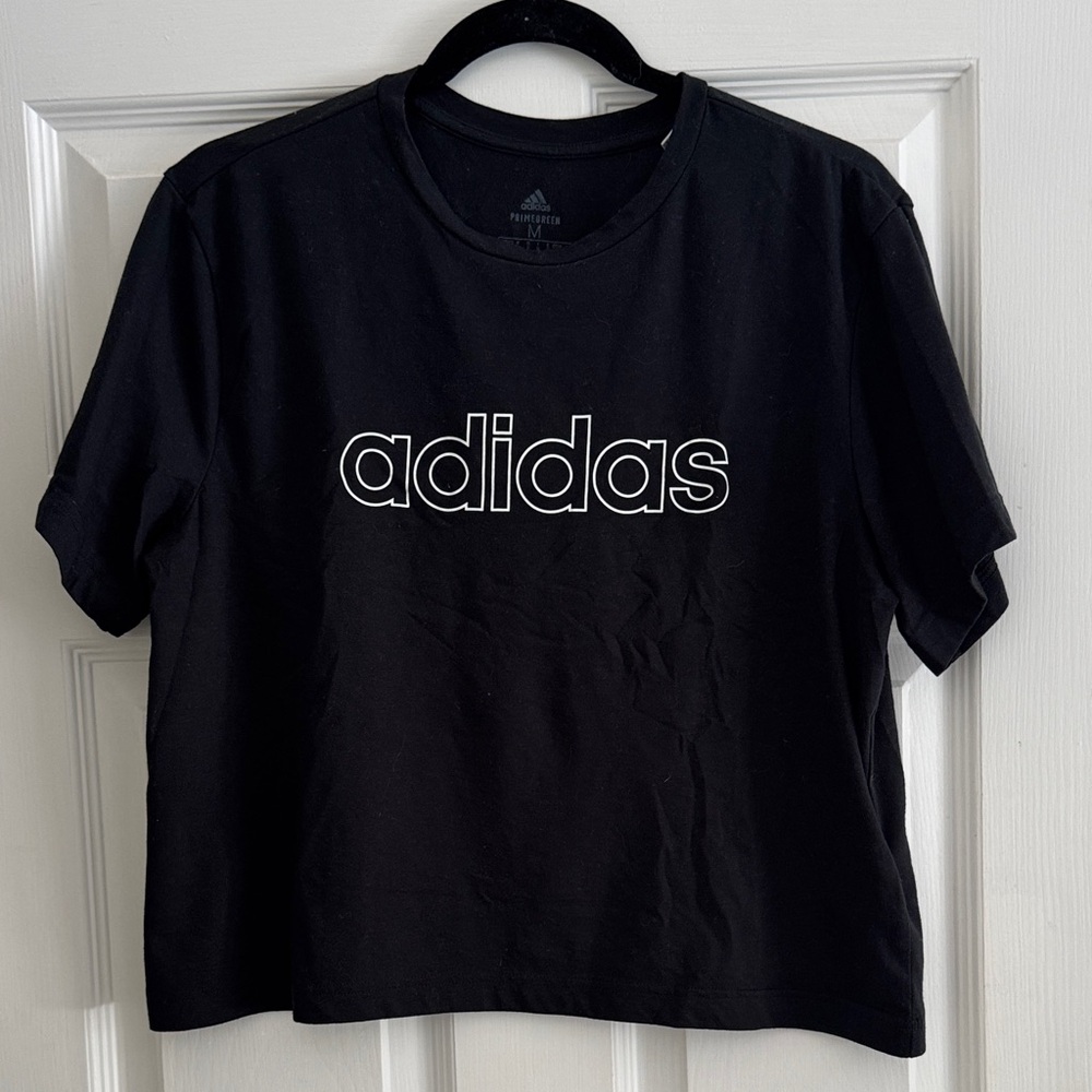 Adidas Black Crop Top